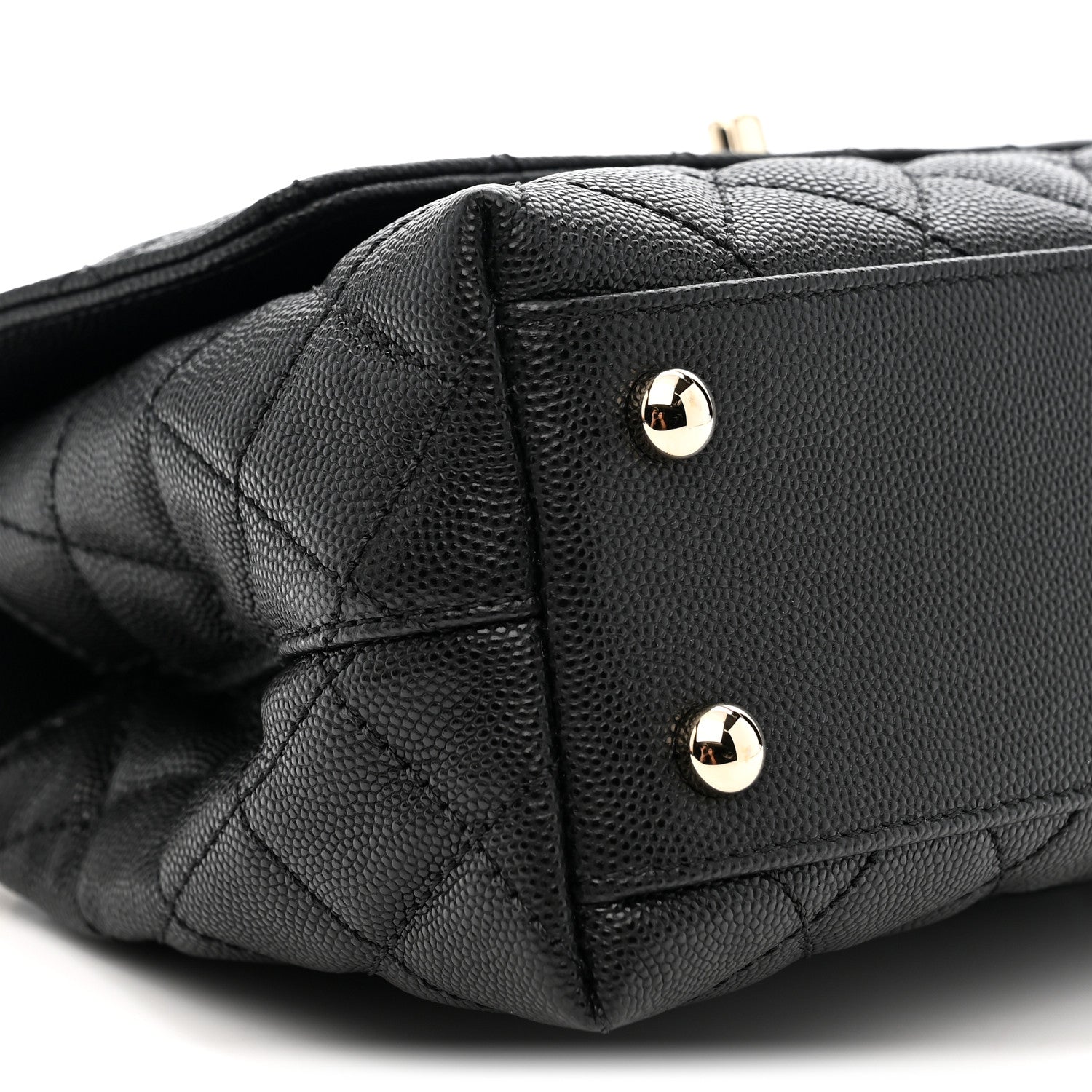 Chanel Caviar Quilted Mini Coco Handle Flap Black 9 of 11