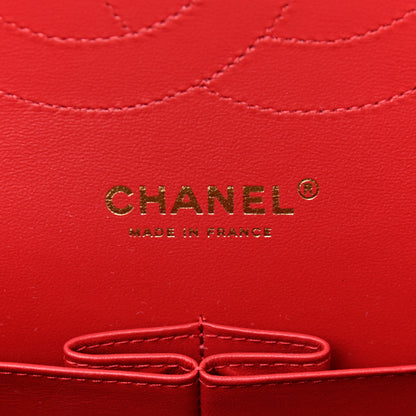 Chanel Caviar Quilted Jumbo Double Flap Red 6 of 10