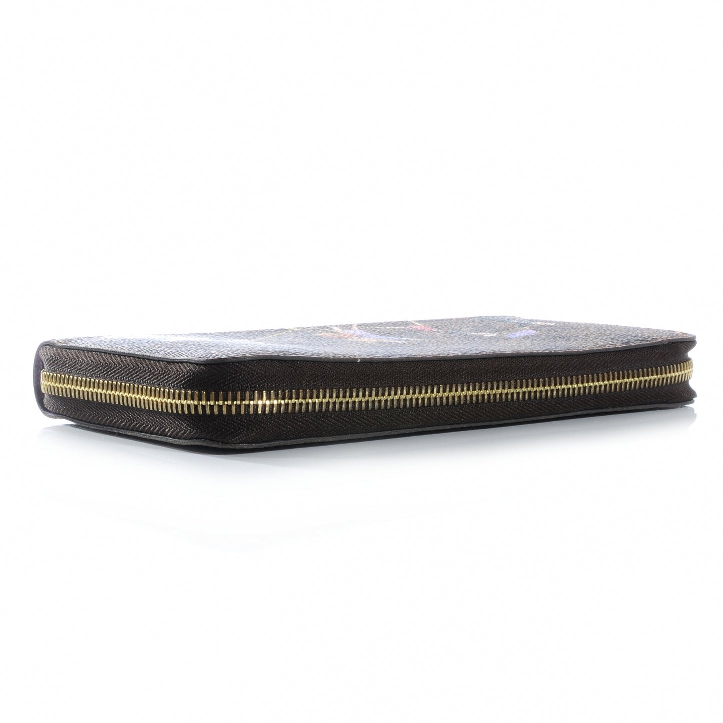 Damier Ebene Illustre Zippy Wallet Violet