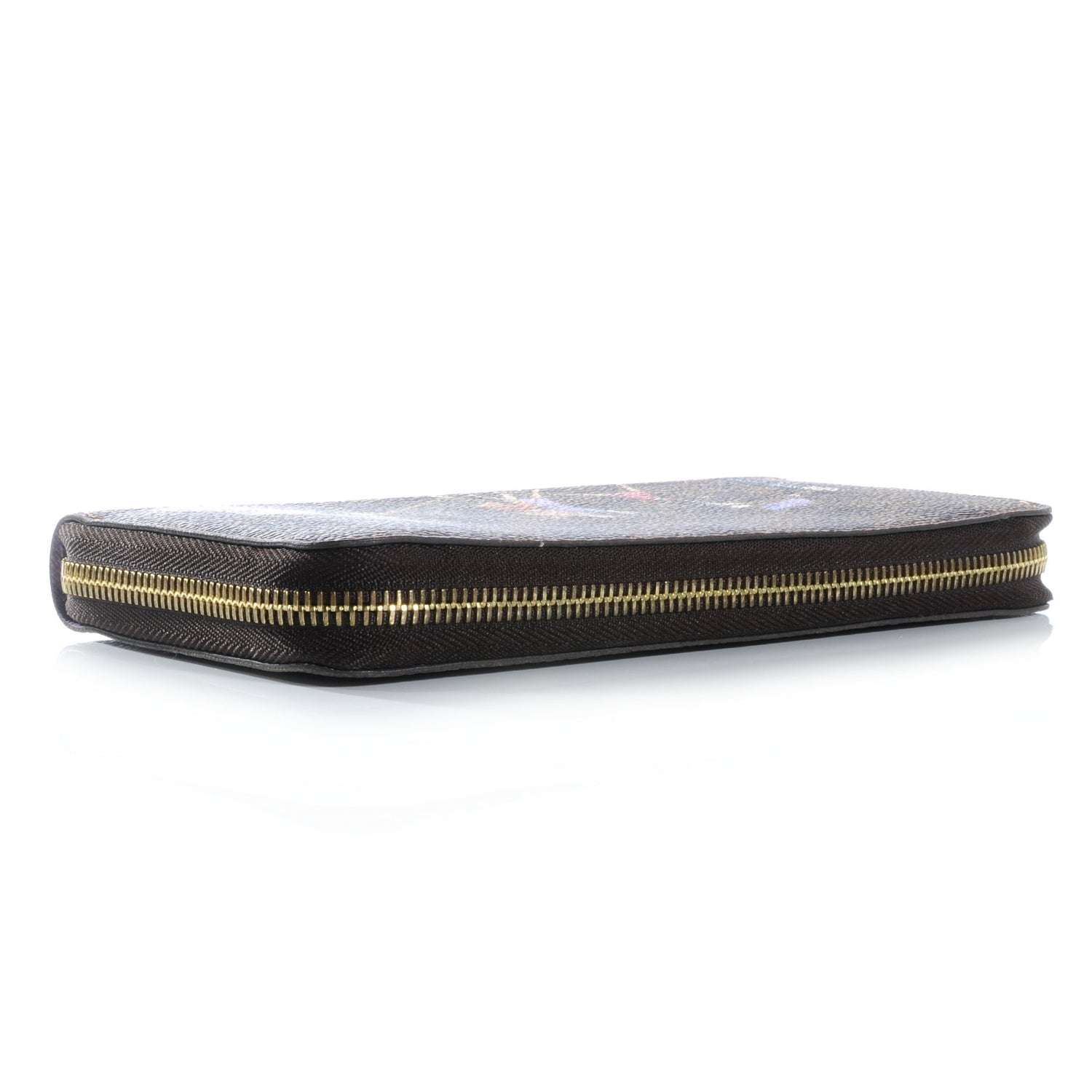 Louis Vuitton Damier Ebene Illustre Zippy Wallet Violet 8 of 9