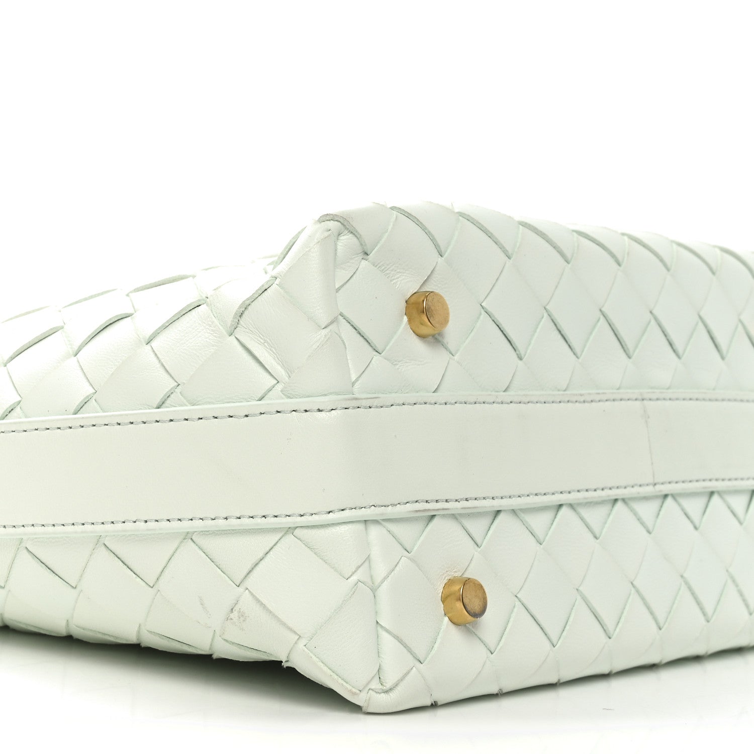 Bottega Veneta Calfskin Nappa Intrecciato Mini Wallace Glacier Muse 10 of 11