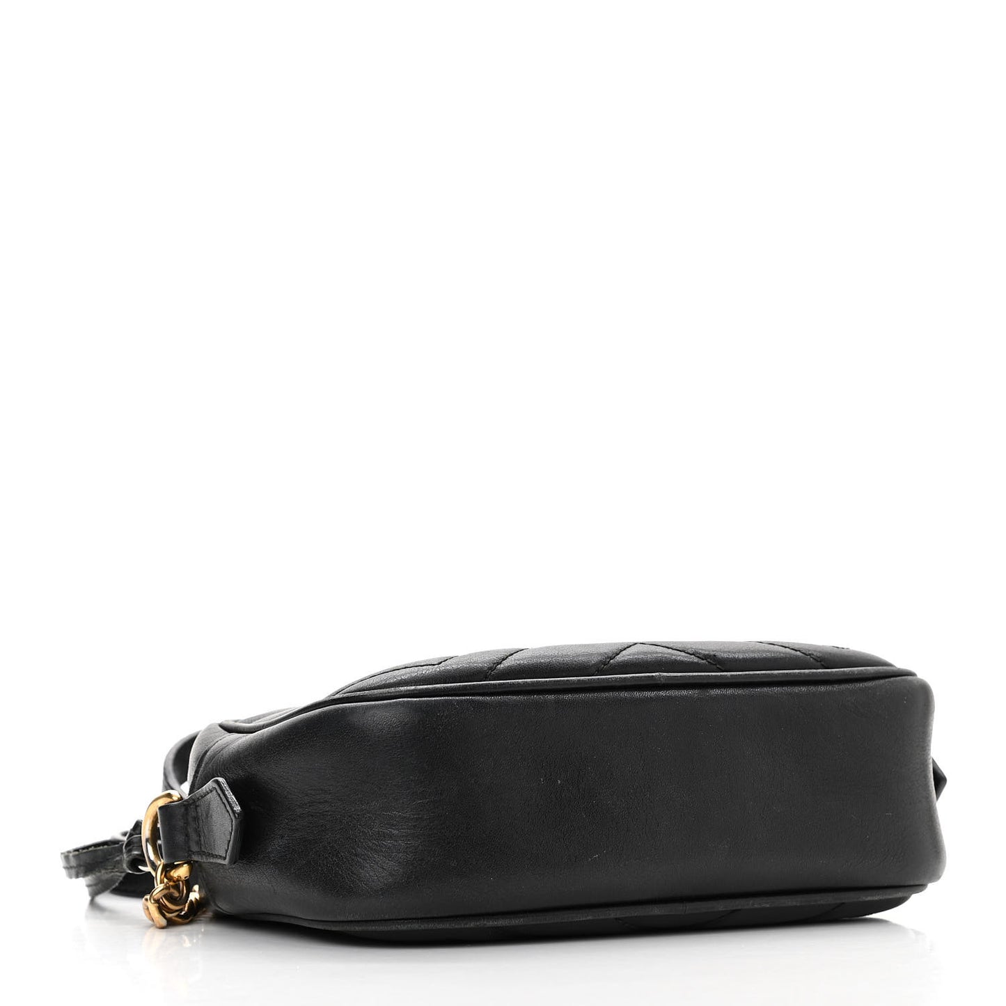 Calfskin Matelasse Mini GG Marmont Chain Shoulder Bag Black