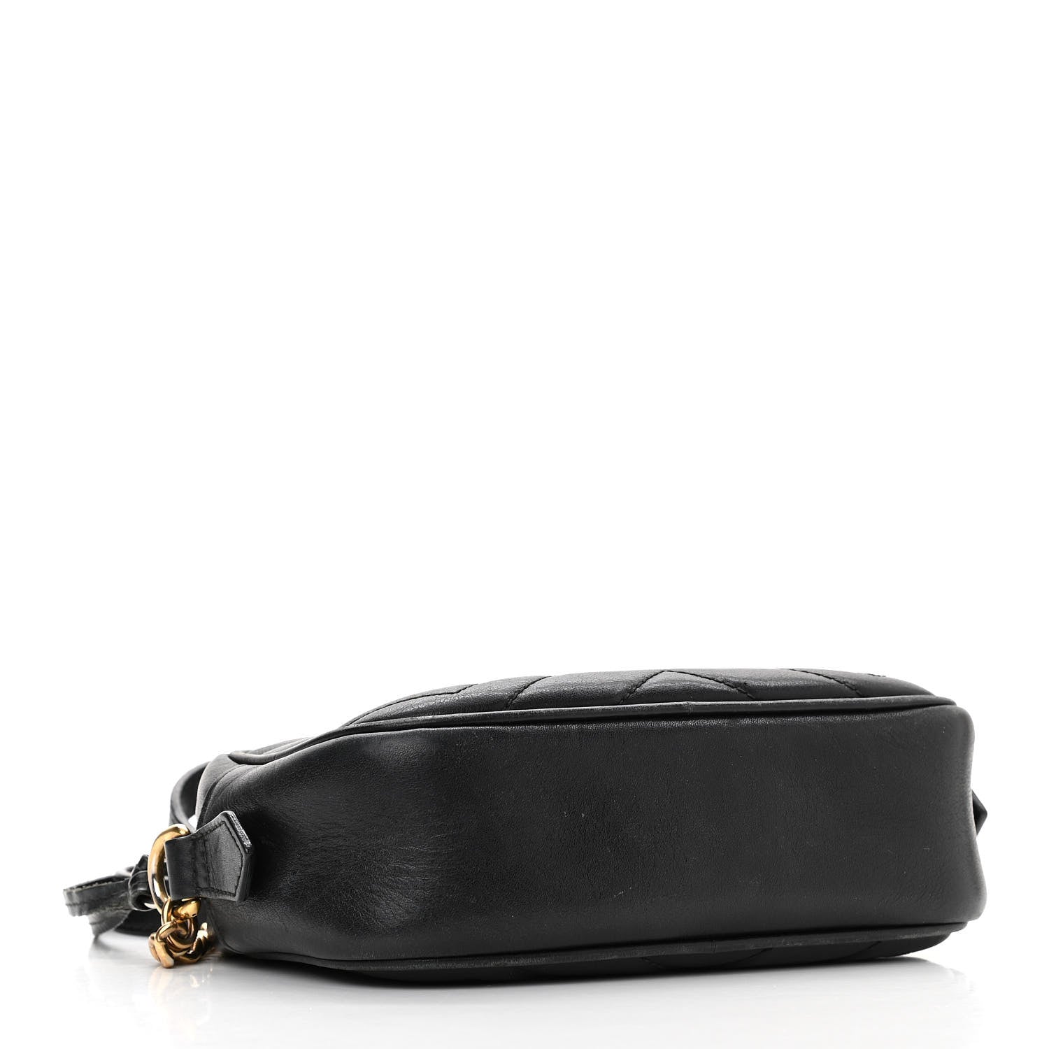 Gucci Calfskin Matelasse Mini GG Marmont Chain Shoulder Bag Black 4 of 19