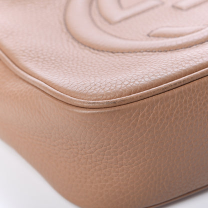 Gucci Pebbled Calfskin Small Soho Disco Bag Camelia 11 of 20
