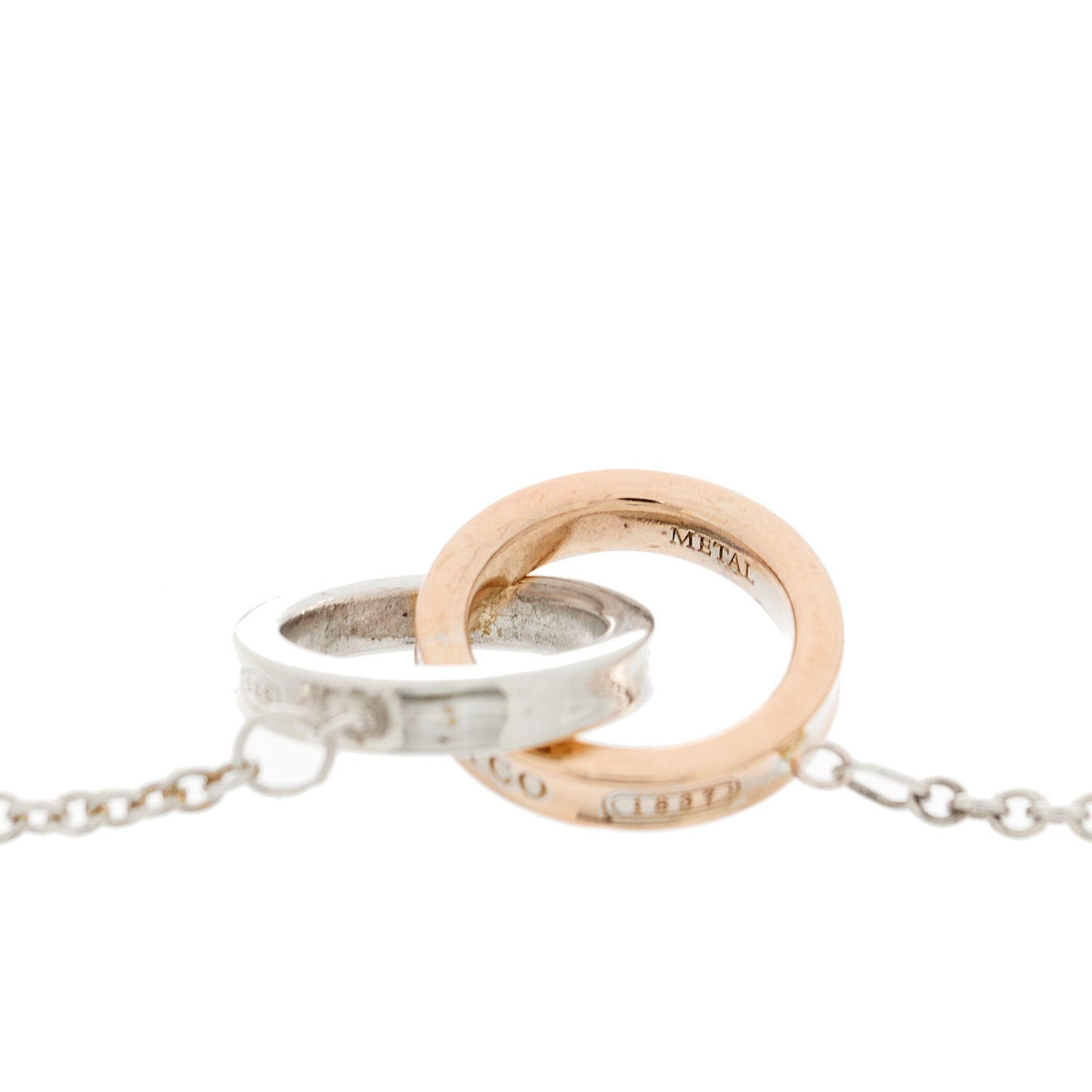 Sterling Silver Rubedo 1837 Interlocking Bracelet