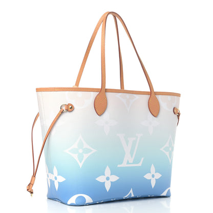 Louis Vuitton Monogram Giant By The Pool Neverfull MM Blue 2 of 4