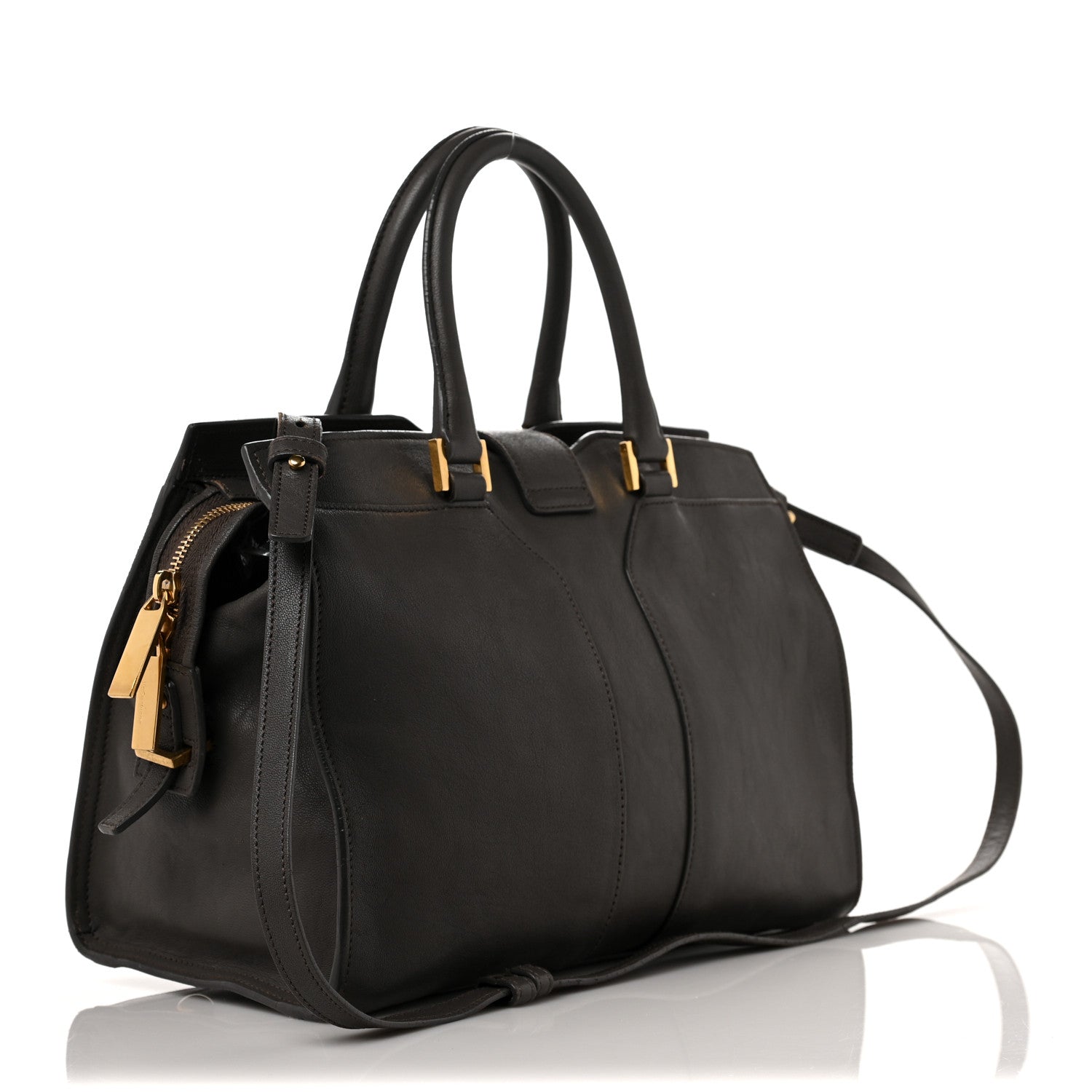 Saint Laurent Sheepskin Small Cabas ChYc Grey 3 of 13