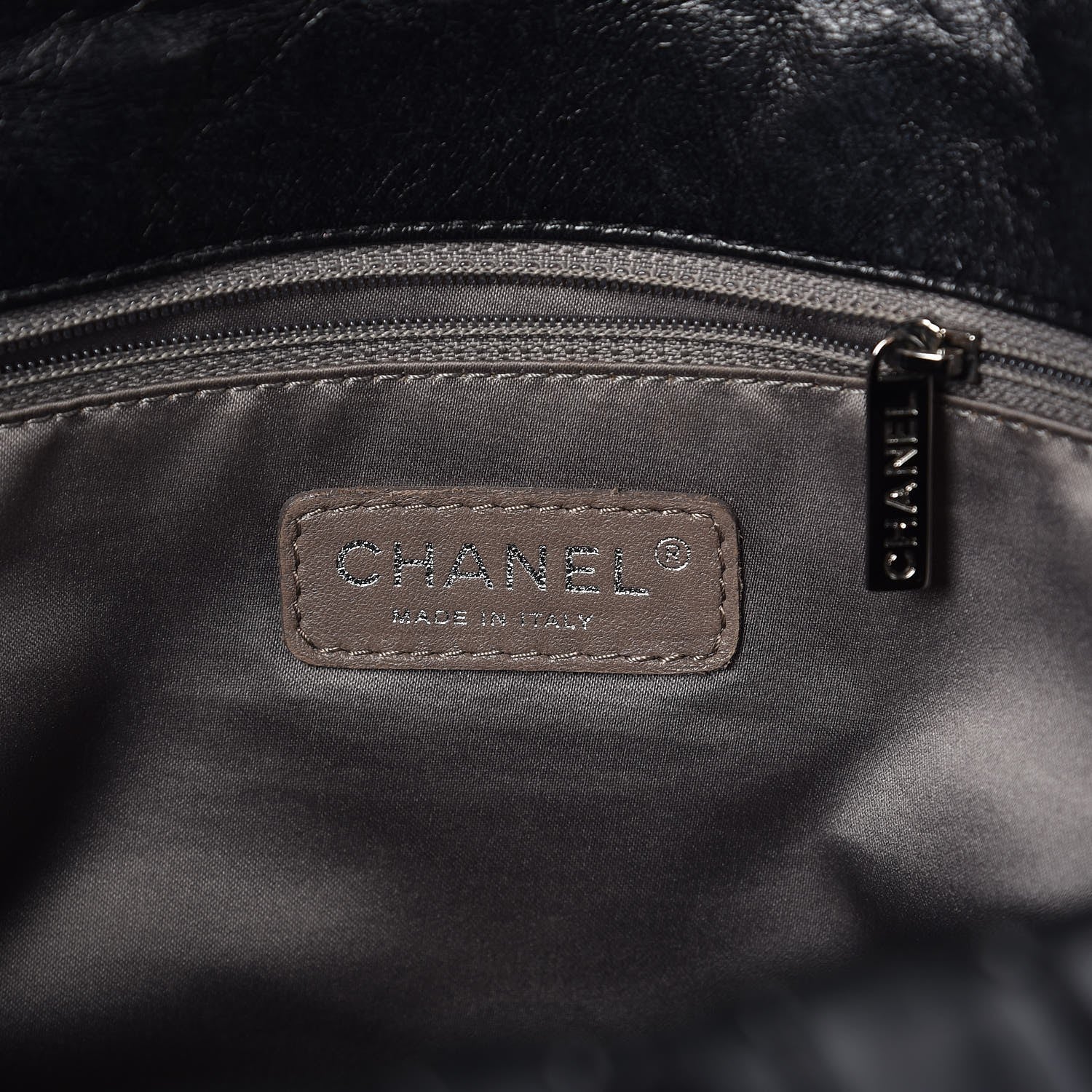 Chanel Glazed Calfskin Twisted Maxi Flap Black 6 of 7