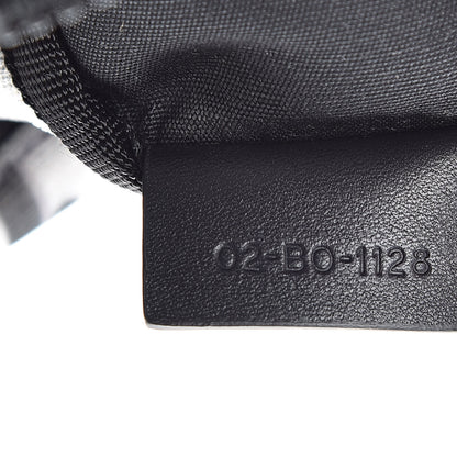 Christian Dior Technical Fabric Calfskin Oblique Roller Shoulder Bag Black 7 of 10