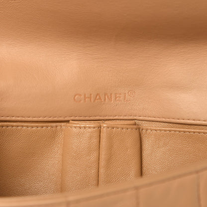Chanel Lambskin East West Chocolate Bar Flap Beige 6 of 8