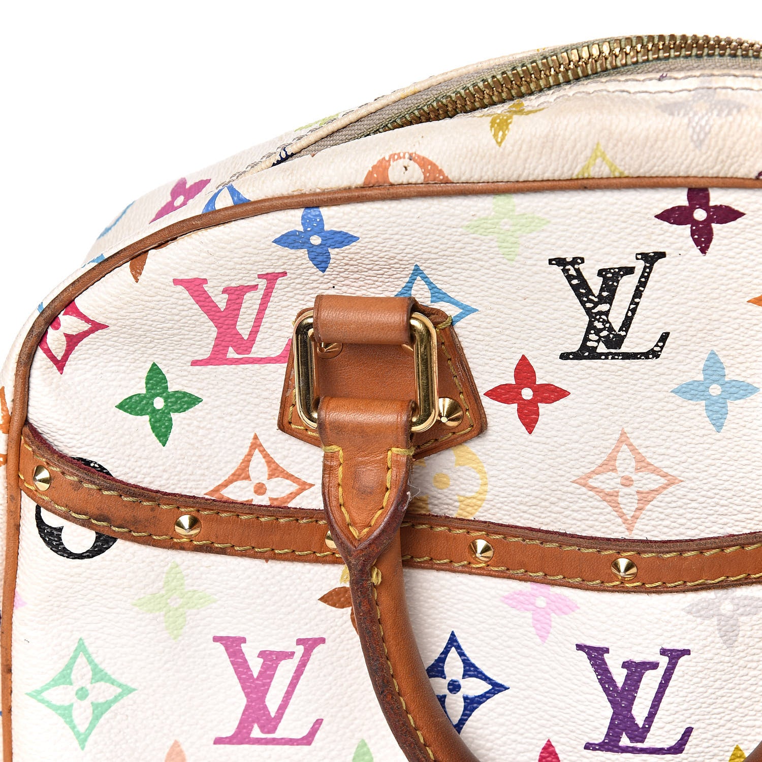 Louis Vuitton Monogram Multicolor Trouville White 12 of 23
