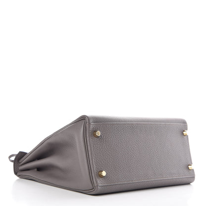 Hermes Togo Kelly Retourne 28 Etain 6 of 40