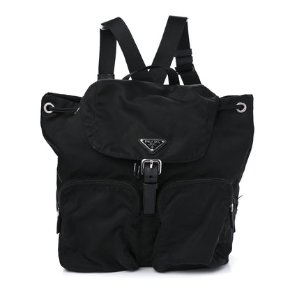 Prada Nylon Vela Medium Backpack Black 1 of 10