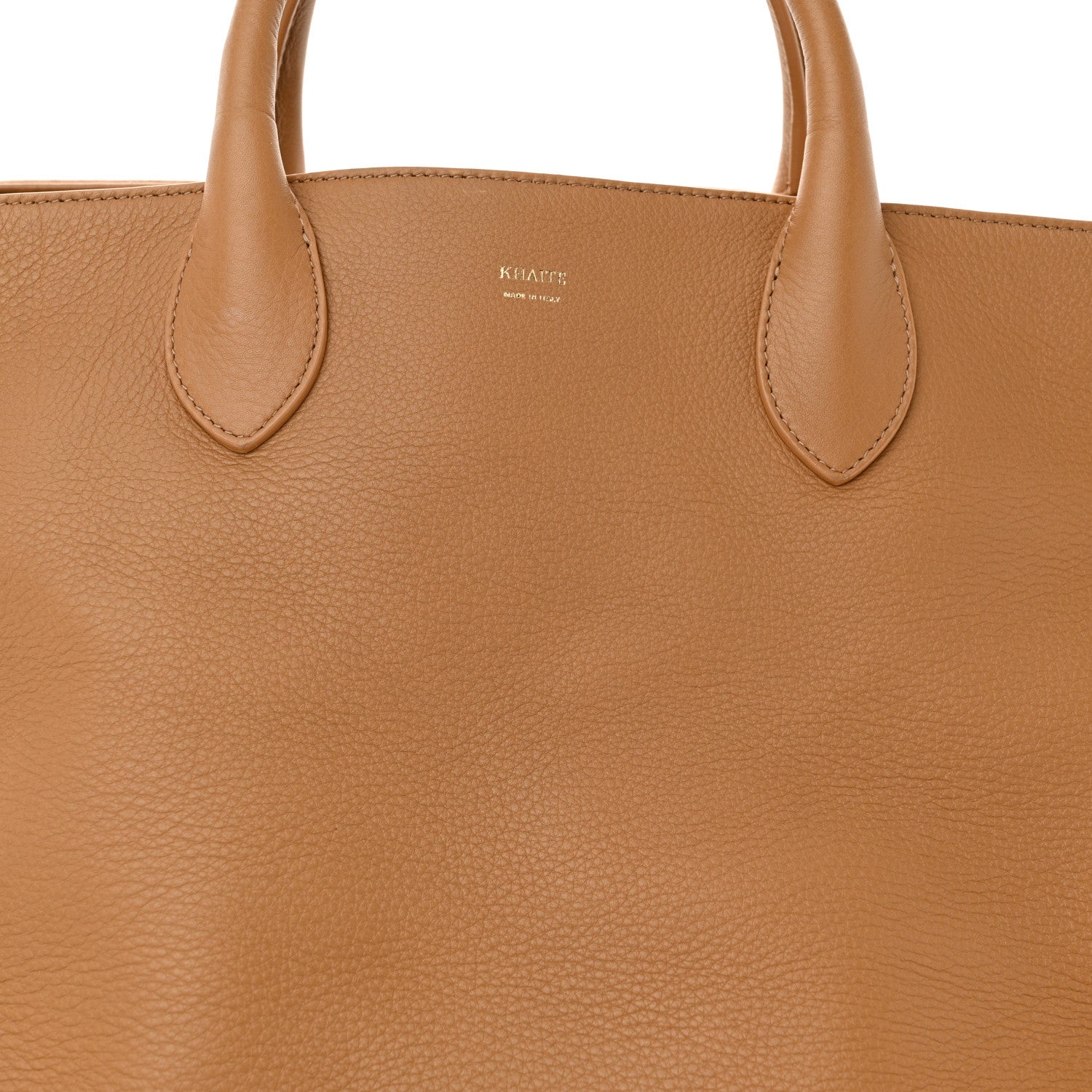 Khaite Pebbled Calfskin Medium Amelia Tote Nougat 7 of 9