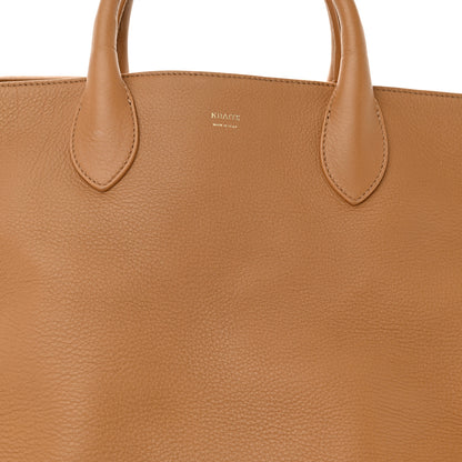 Khaite Pebbled Calfskin Medium Amelia Tote Nougat 7 of 9