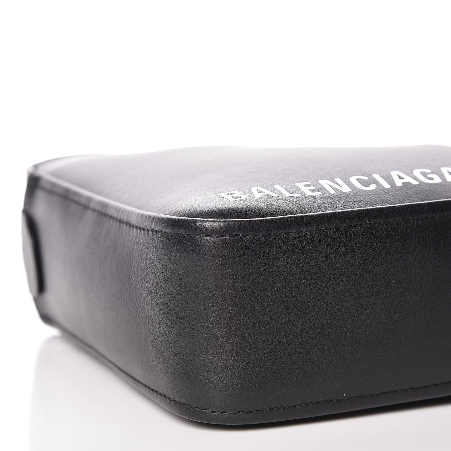 Calfskin XS Triangle Duffle Black