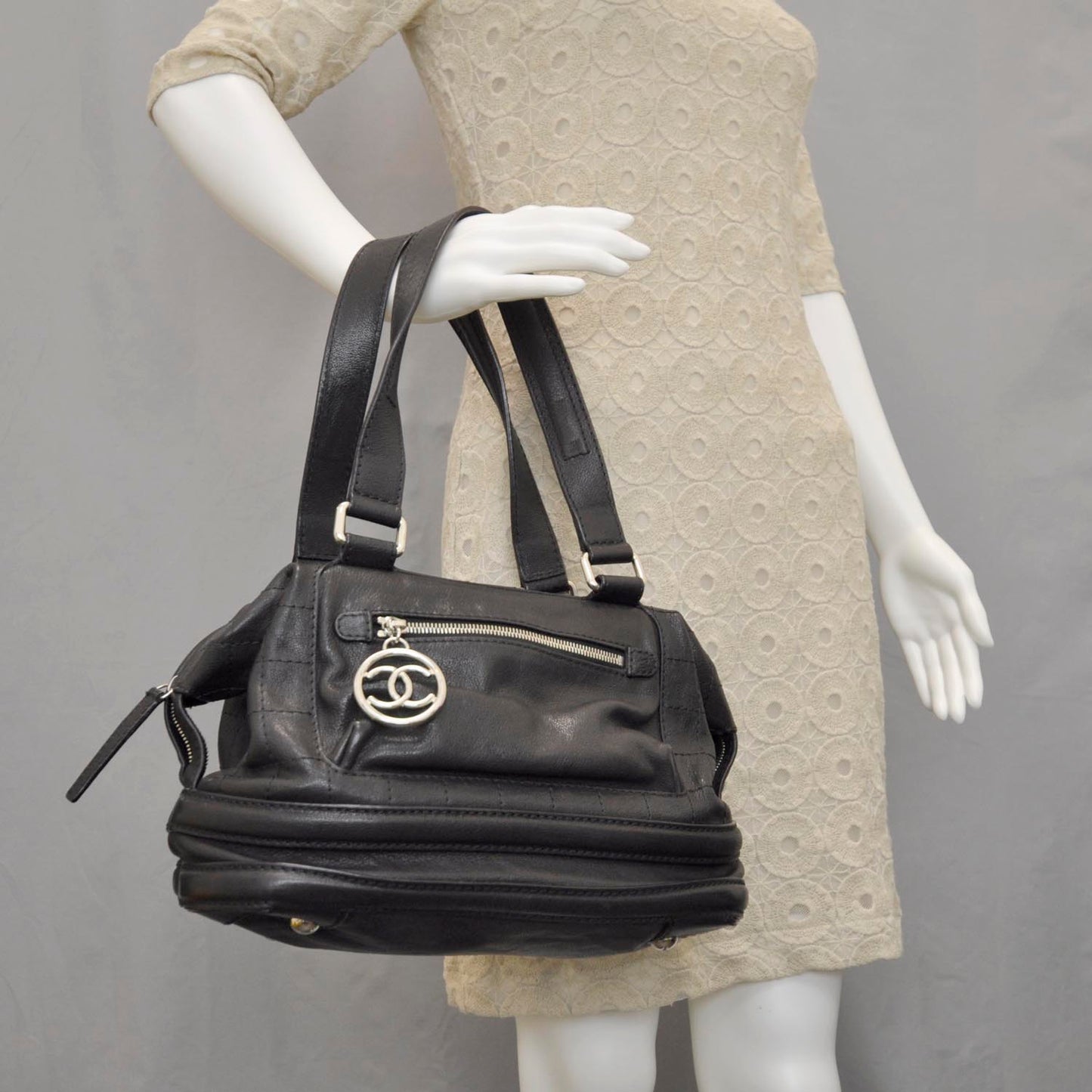 Leather Essential Bowler Black