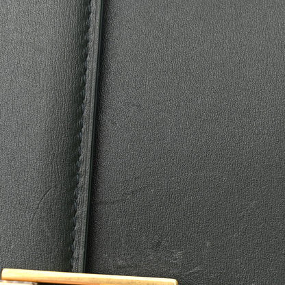 Saint Laurent Smooth Calfskin Carre Satchel Green 13 of 14
