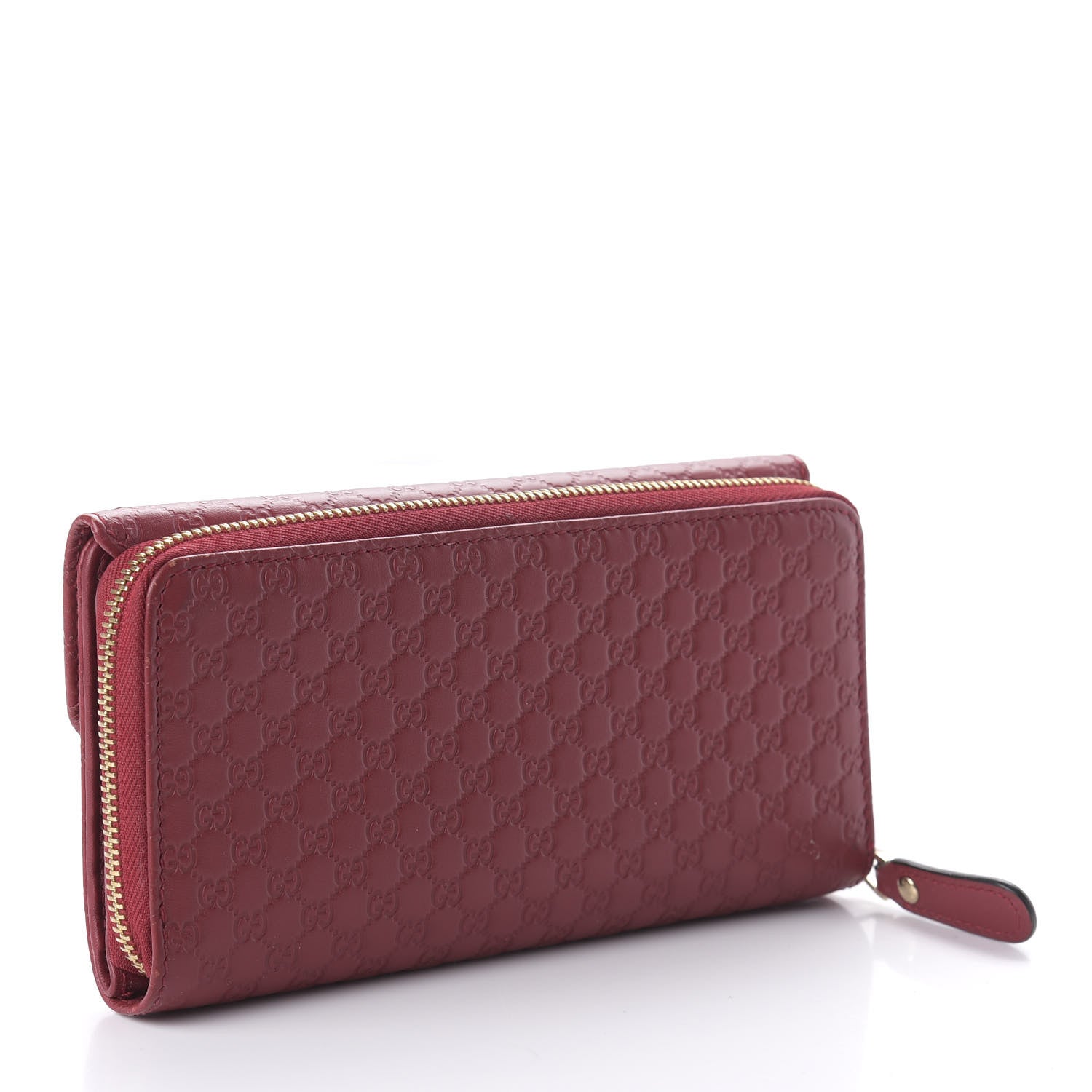Gucci Soft Microguccissima Continental Zip Wallet Red 3 of 11