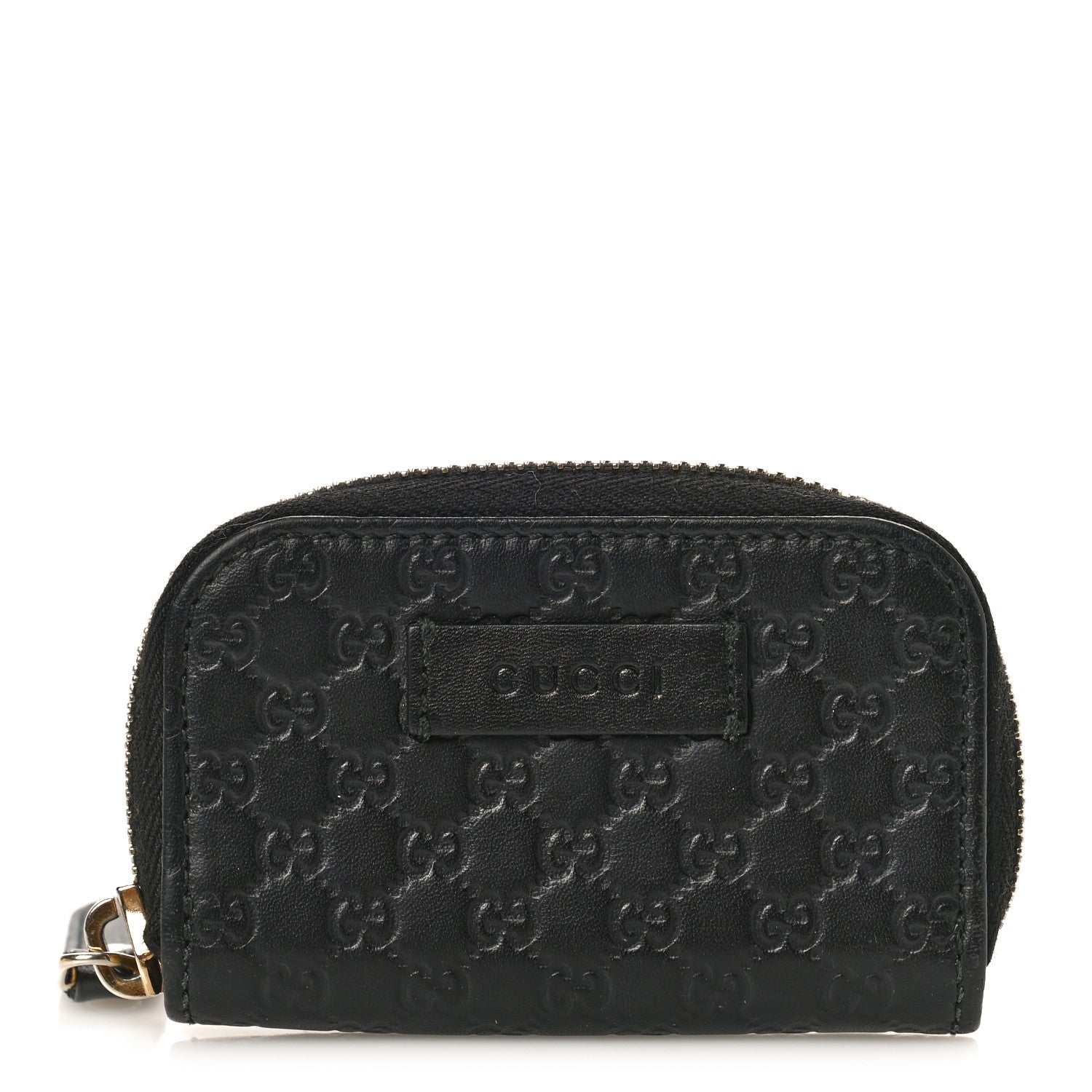Gucci Microguccissima Zip Around Card Case Black 1 of 8