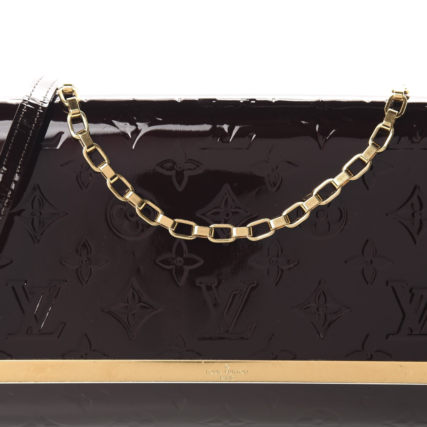 Louis Vuitton Vernis Ana Clutch Amarante 10 of 10