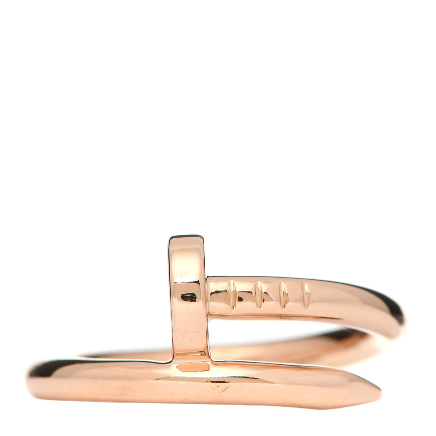 18K Pink Gold Juste Un Clou Ring 55 7.25