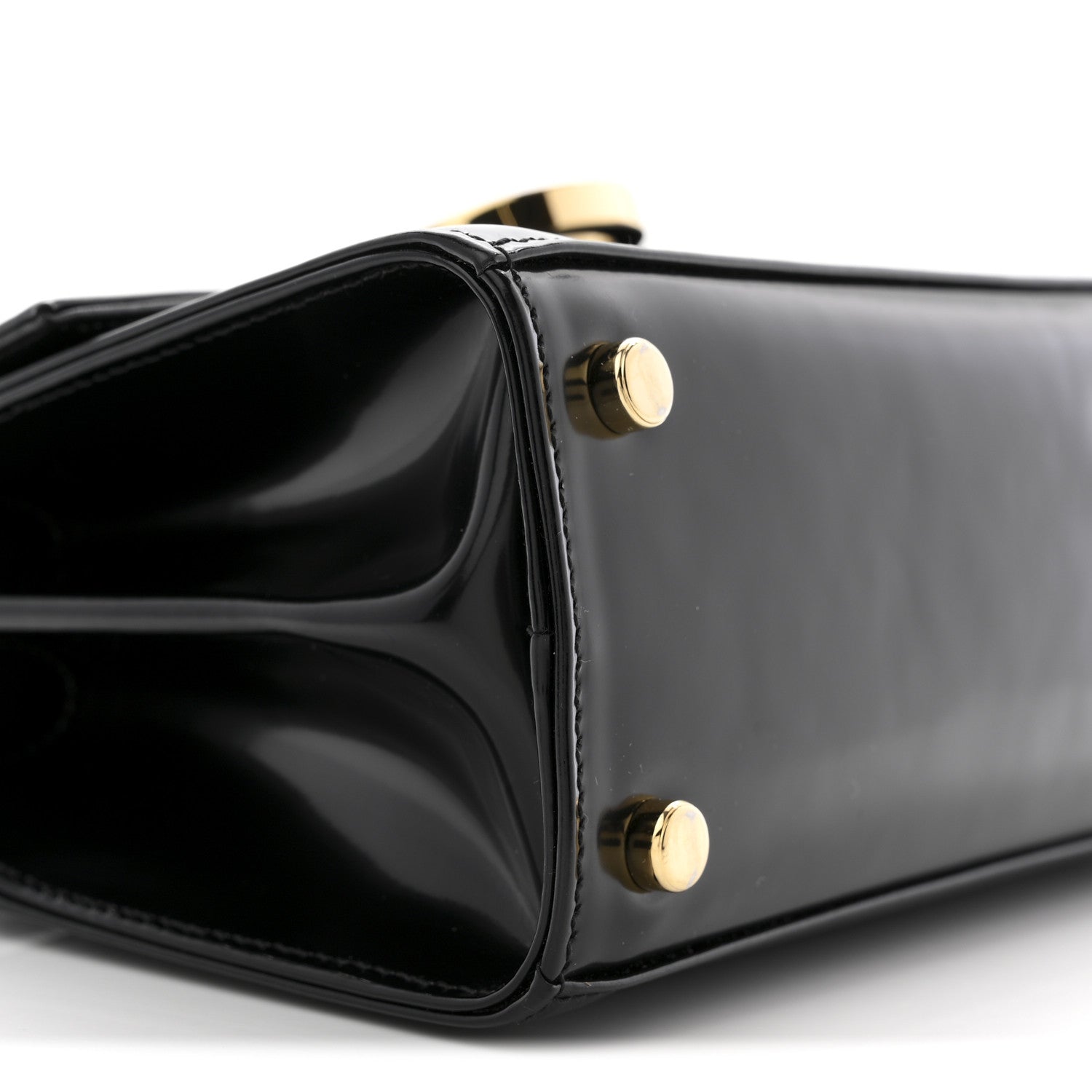 Salvatore Ferragamo Brushed Off Calfskin Mini Iconic Top Handle