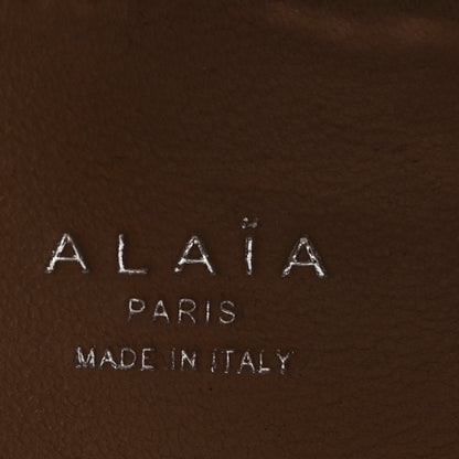 Alaia Calfskin Vienne Wave Mini Mina Bag Sable 6 of 10