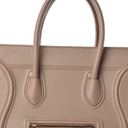 Celine Supple Calfskin Medium Phantom Luggage Beige 11 of 13