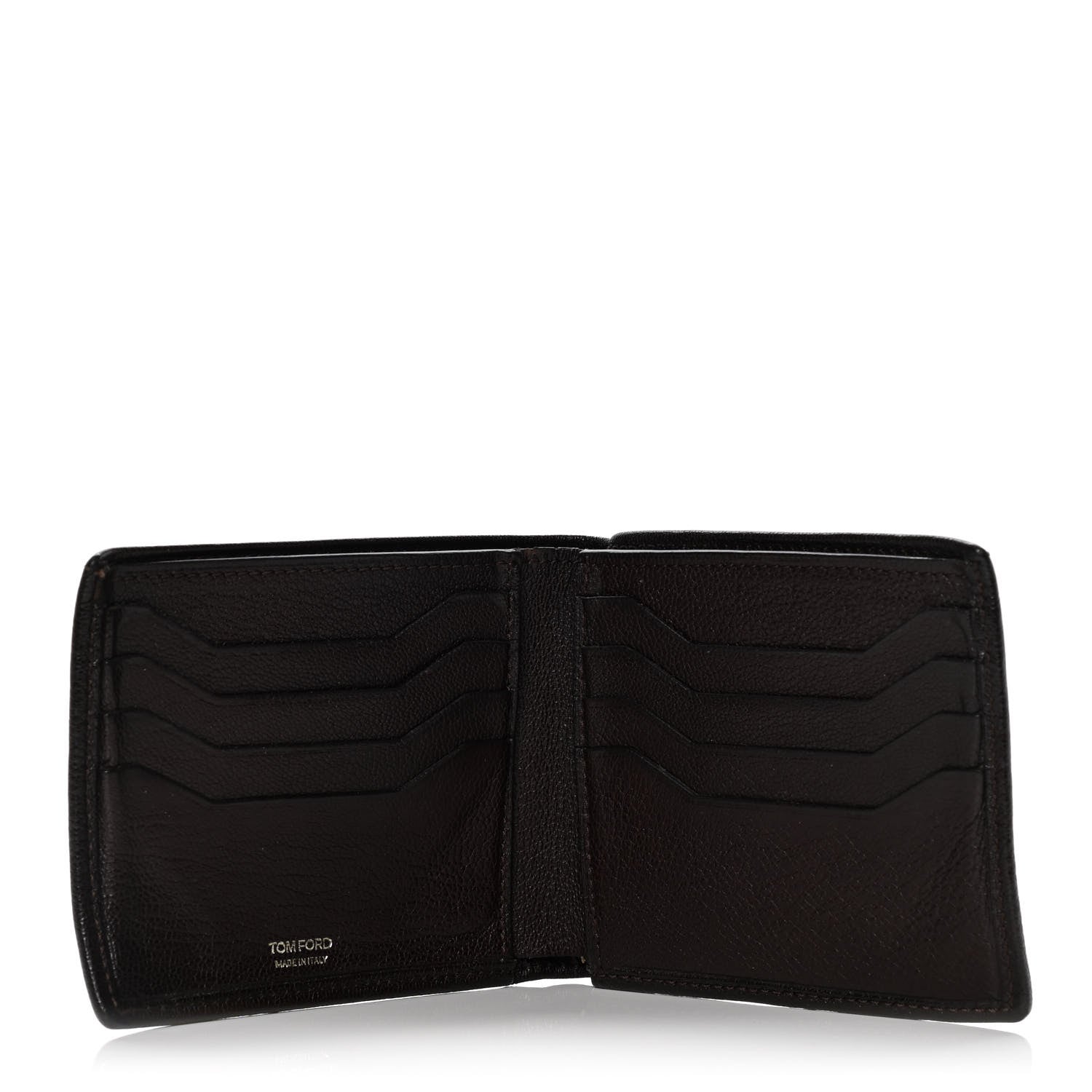 Tom Ford Goatskin Bi-Fold Wallet Dark Brown 5 of 11
