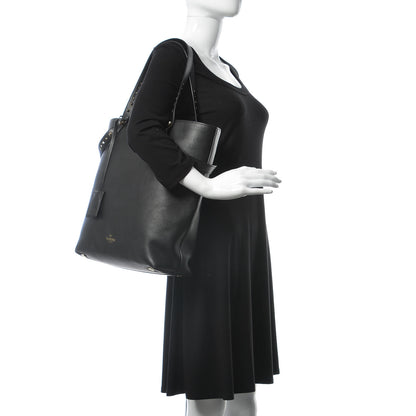Valentino Garavani Vitello Lovestud Tote Black 2 of 15
