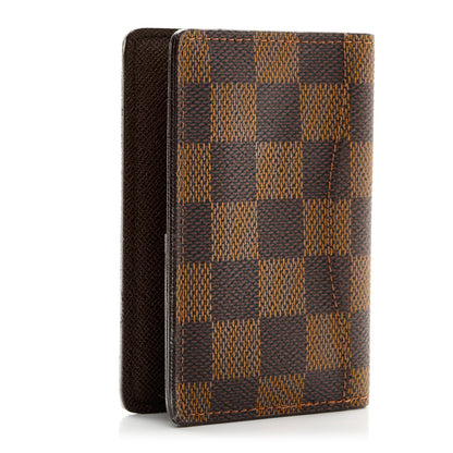 Louis Vuitton Damier Ebene Pocket Organizer NM 3 of 7