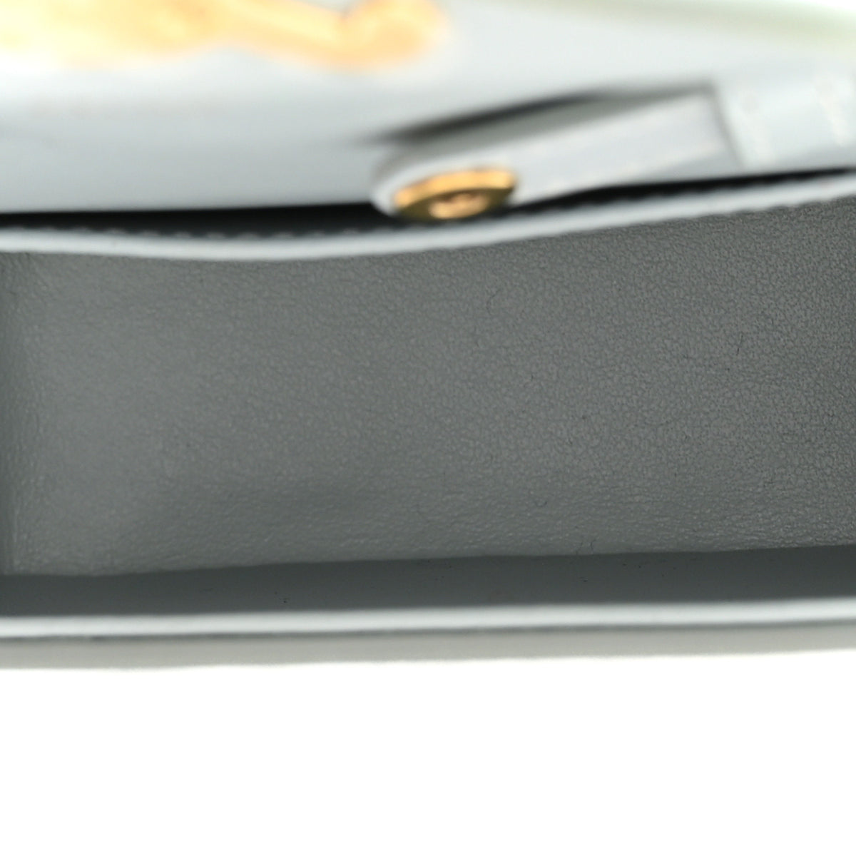 Celine Shiny Calfskin Mini Claude Soft Blue 5 of 10