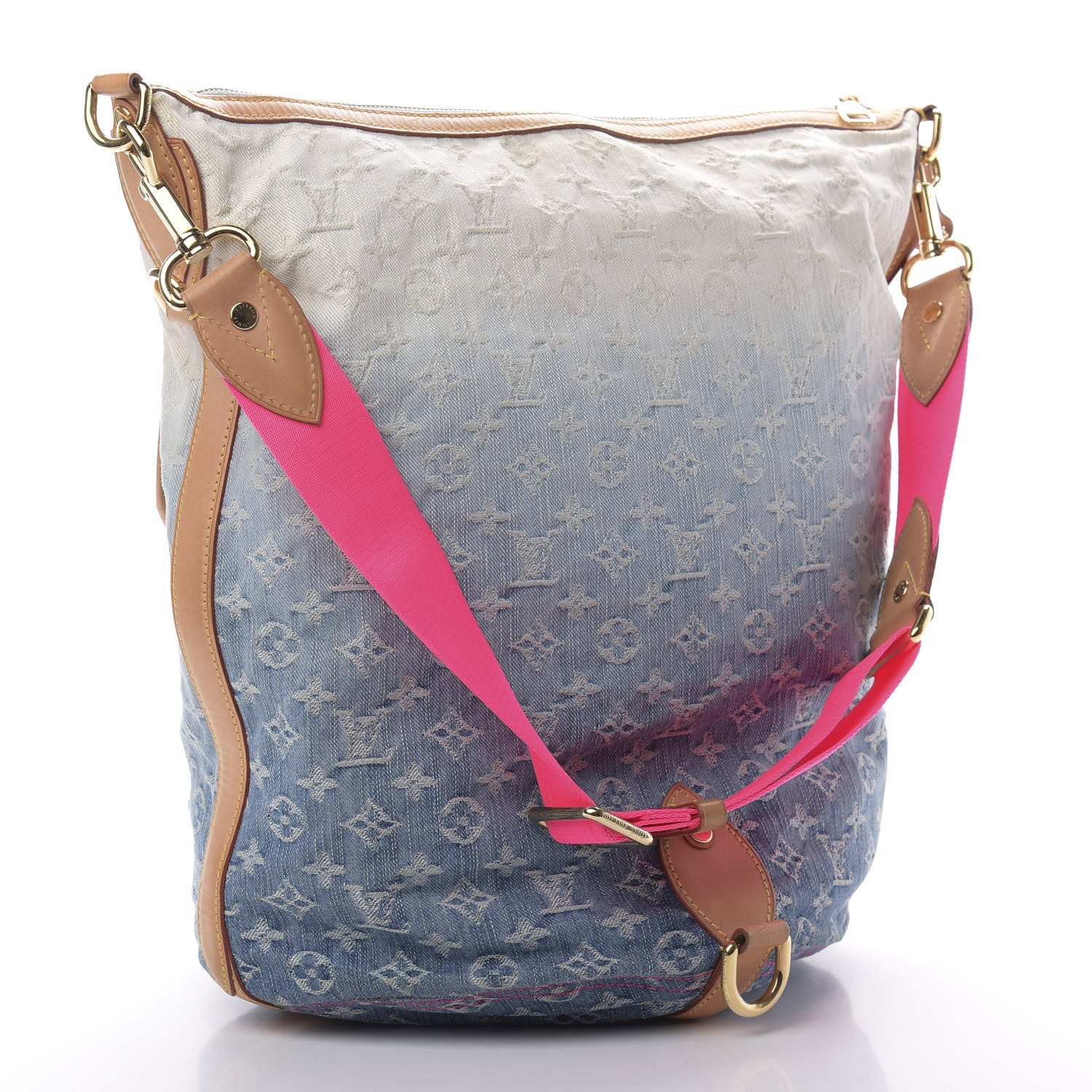 Louis Vuitton Denim Sunburst PM Messenger Blue 2 of 13