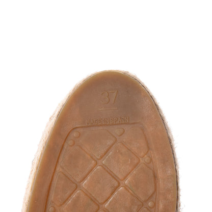 Chanel Lambskin CC Espadrilles 37 Black 8 of 13