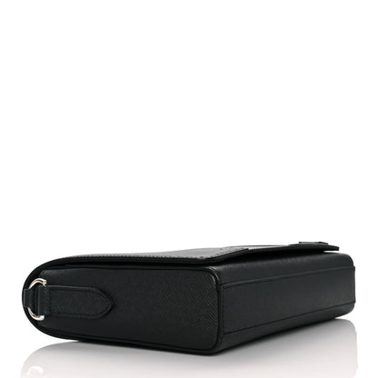 Louis Vuitton Taiga New Flap Messenger Black 5 of 12
