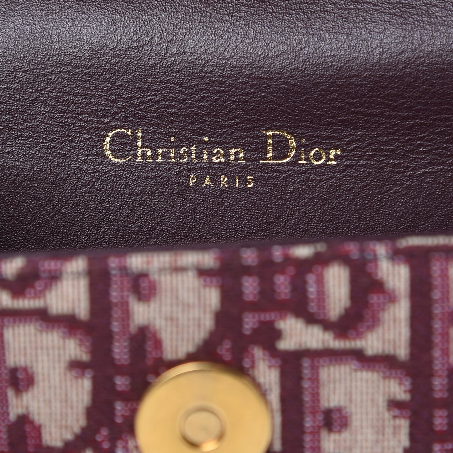 Oblique Saddle Belt Bag Bordeaux