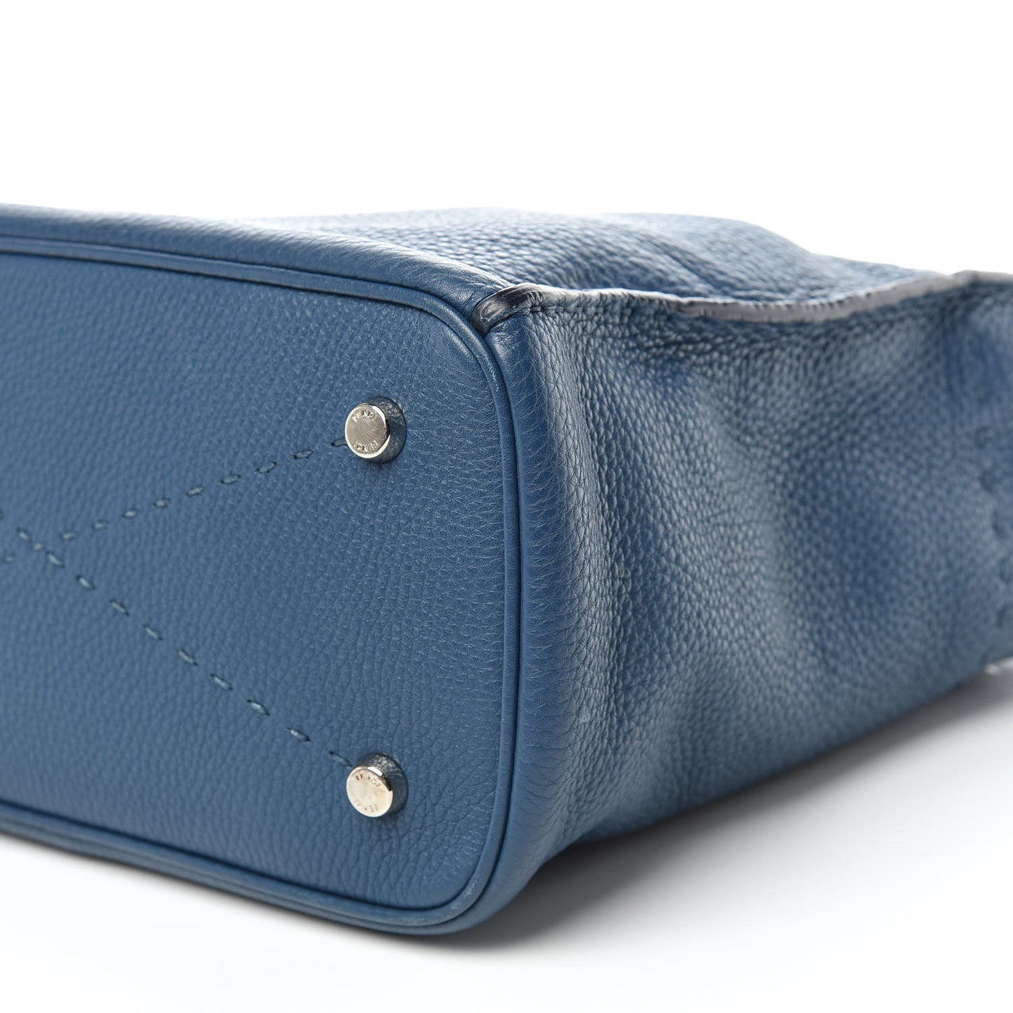 Cuoio Romano Selleria Small Anna Bucket Bag Blue