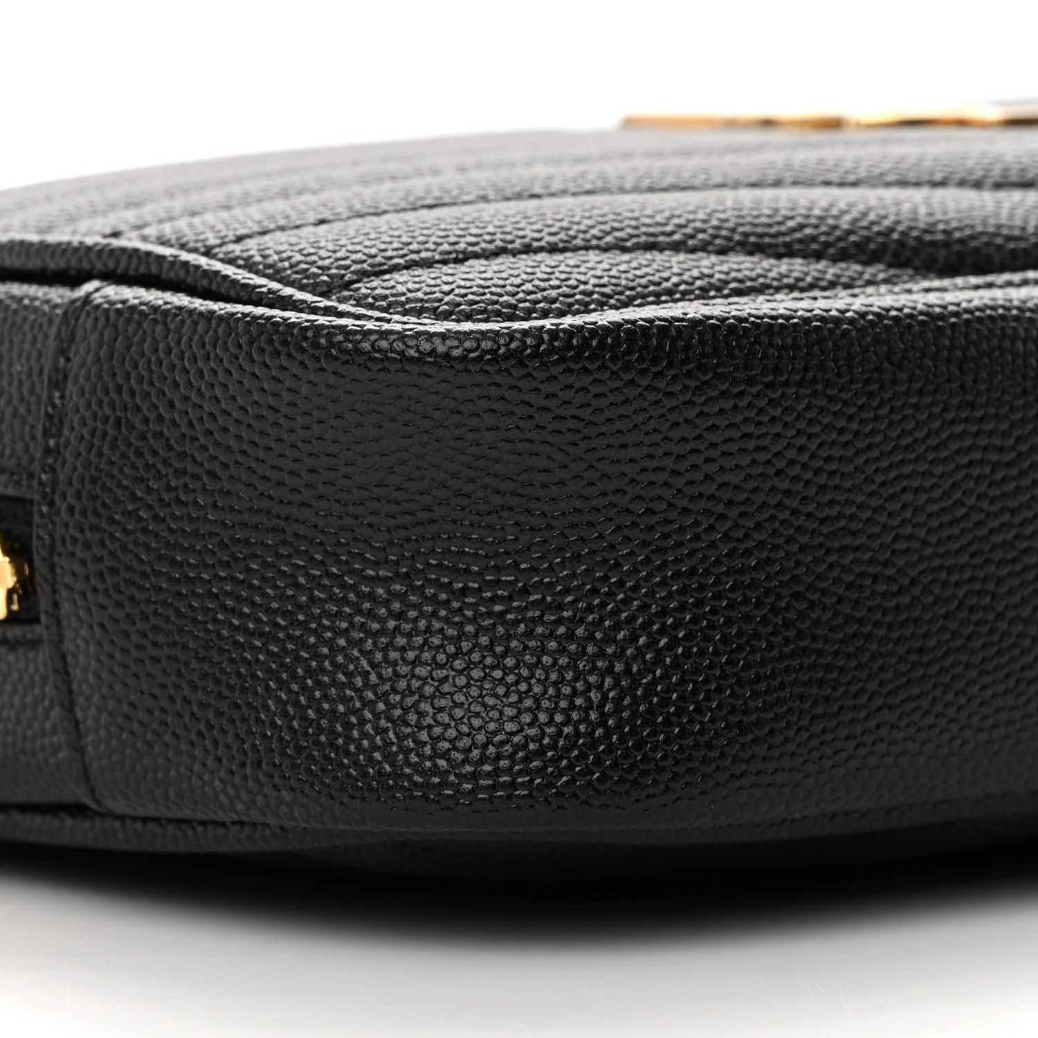 Saint Laurent Grain De Poudre Matelasse Monogram Mini Lou Camera Bag Black 9 of 11