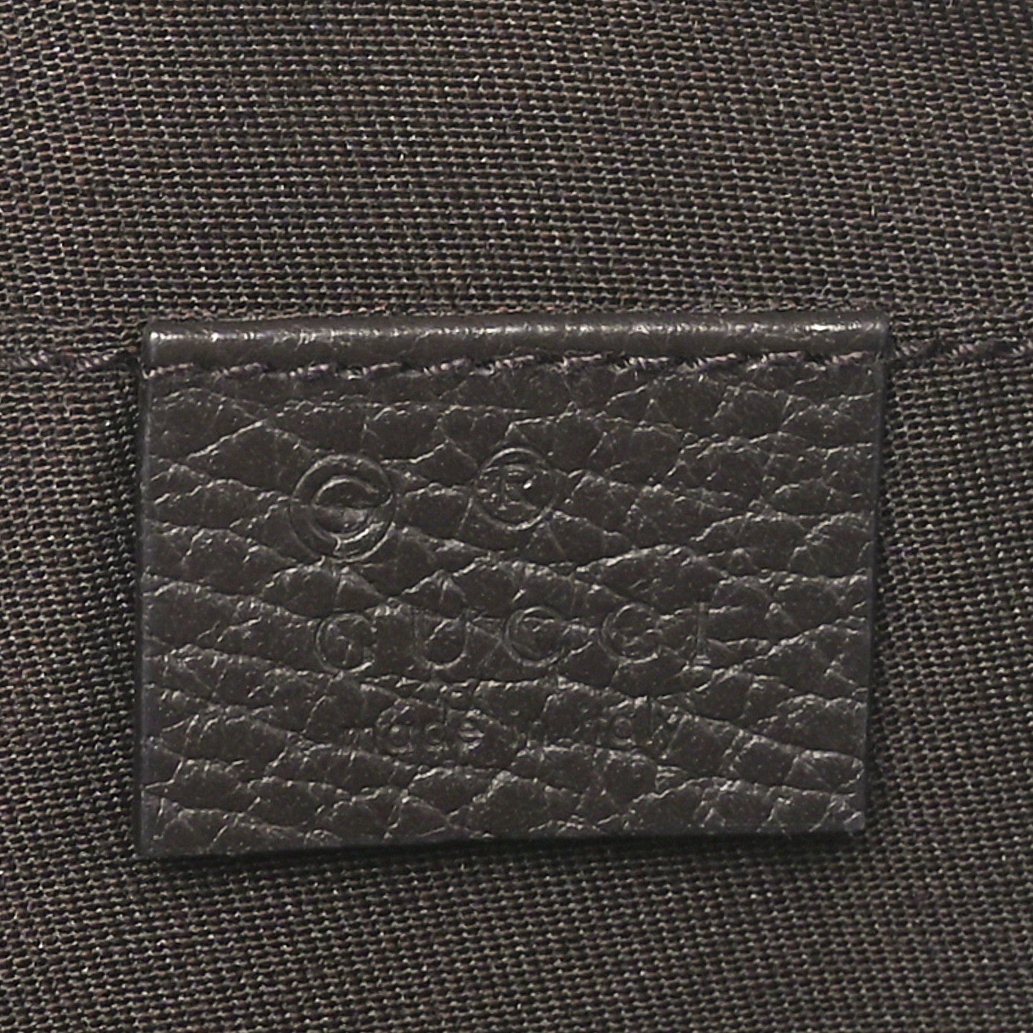 Gucci Monogram Belt Bag Dark Brown 6 of 10