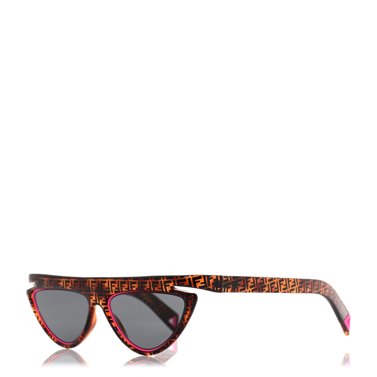 Fendi Acetate Sunglasses FF 0383/S Havana Pink 1 of 8