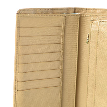 Chanel Grained Calfskin CC Button Yen Wallet Beige 12 of 20