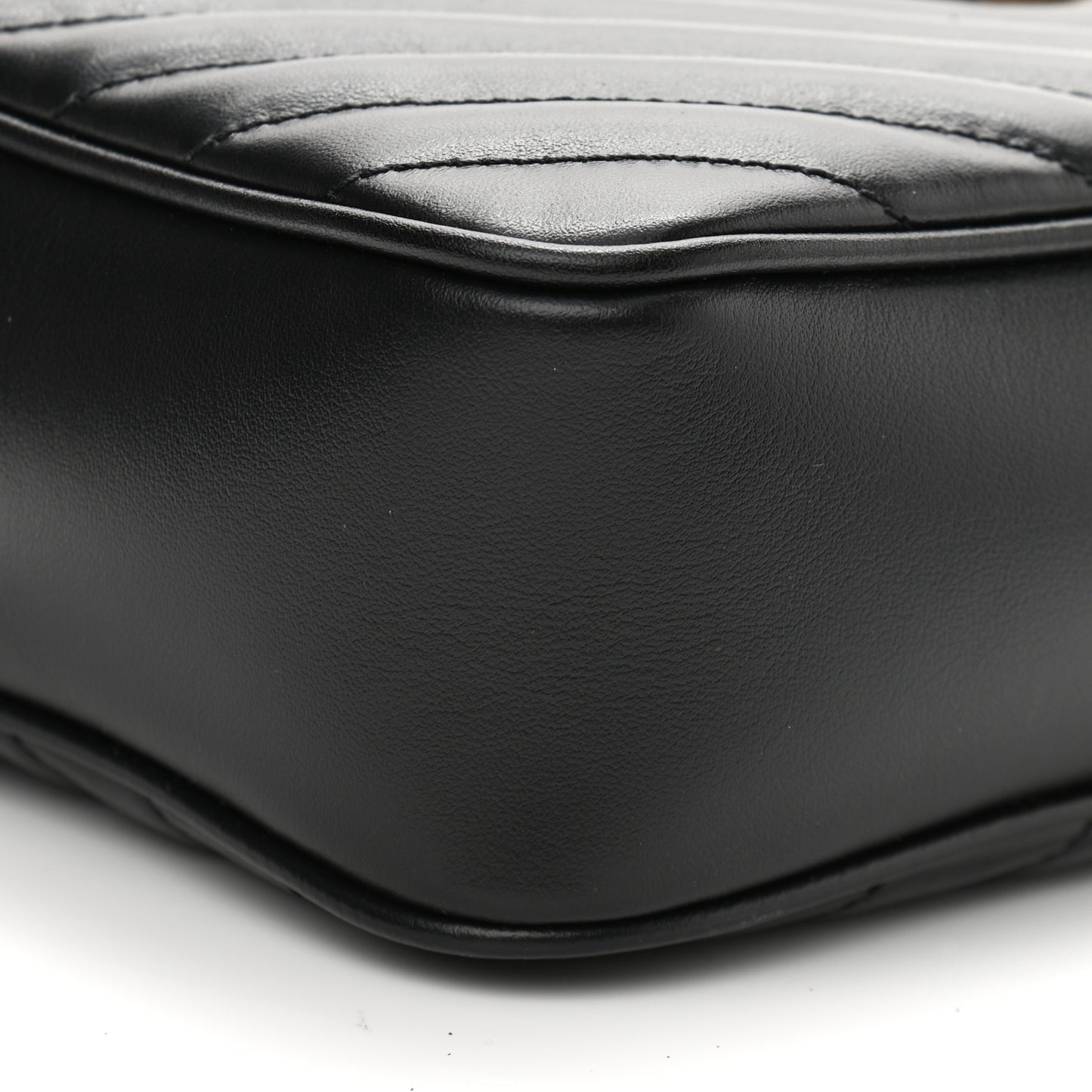 Calfskin Matelasse Monogram Lou Camera Bag Black