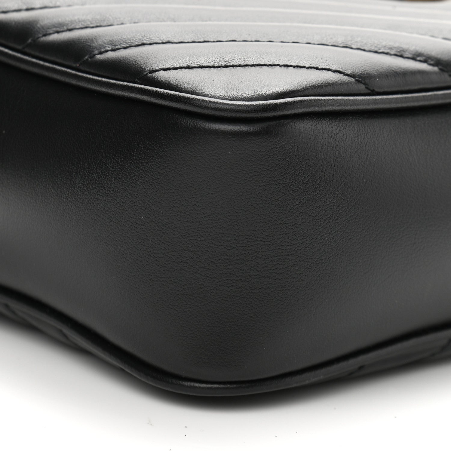 Saint Laurent Calfskin Matelasse Monogram Lou Camera Bag Black 8 of 9