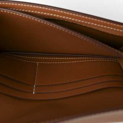Hermes Madame Calfskin Kelly Pocket Long Wallet Gold 5 of 8