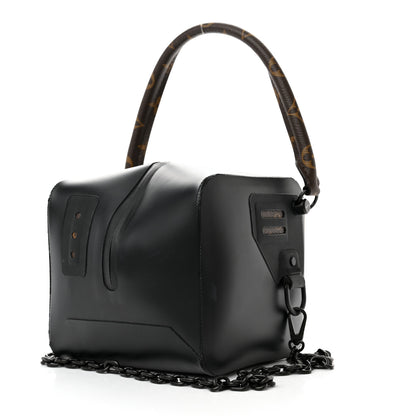 Louis Vuitton Calfskin Monogram Square Bag Black 3 of 7