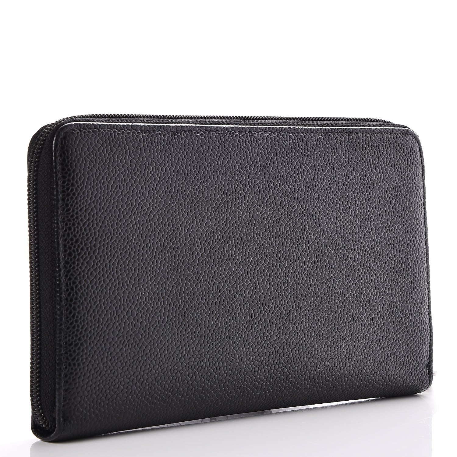 Chanel Caviar Large Timeless CC Zip Around Organizer Wallet Black 3 of 9