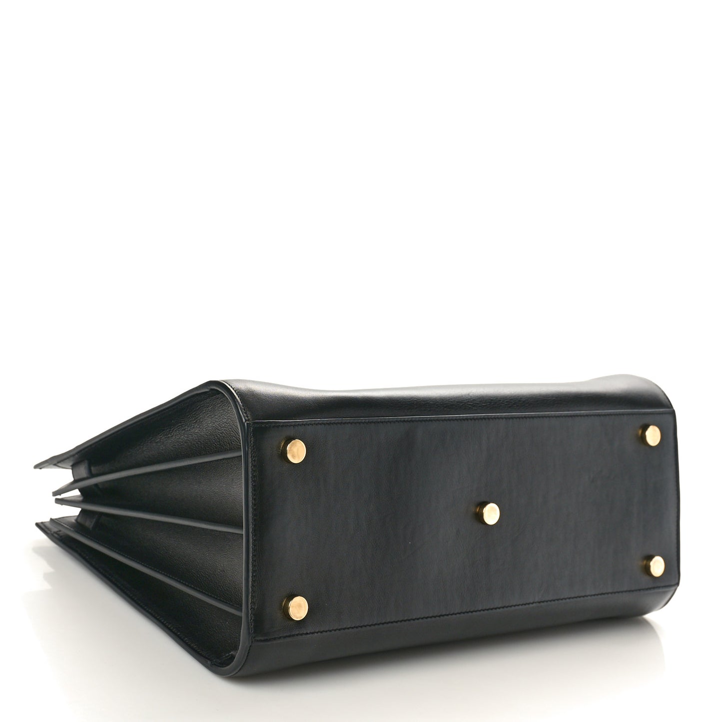Calfskin Small Sac De Jour Black