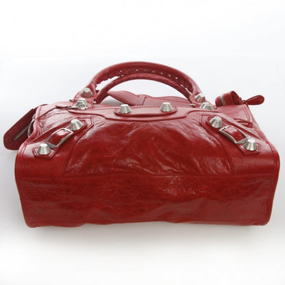 Balenciaga Chevre Giant City True Red 4 of 13