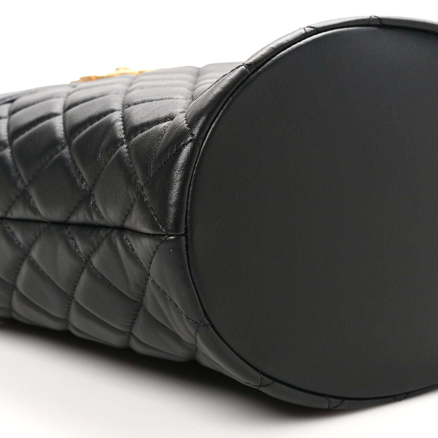 Chanel Calfskin Quilted Boy Bucket Bag Black 8 of 10